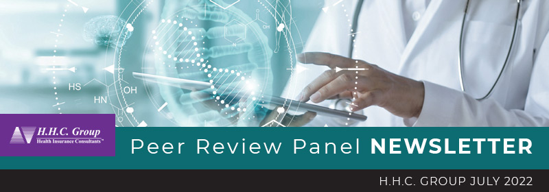 peer review panel newsletter july 2022