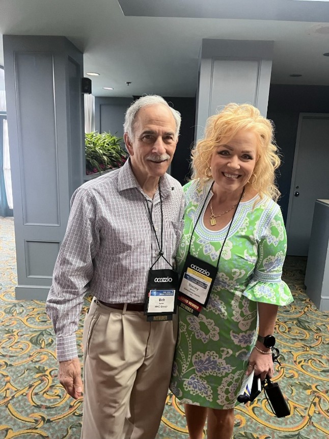 Bob Serber with Stacy Minton, Vice President, Account Management, Consociate Health